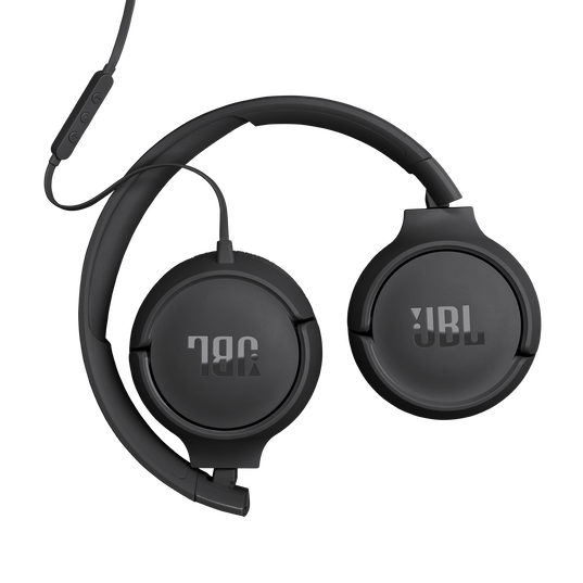 JBL Tune 520C USB-C - Black - Hi-Res wired on-ear headphones - Bottom